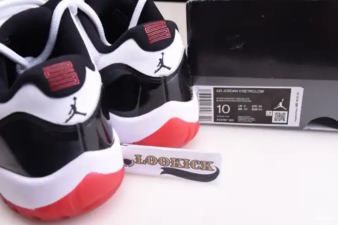 Reps TB Jordan Retro Air 11 Bred AV2187-160 Low Concord 0618